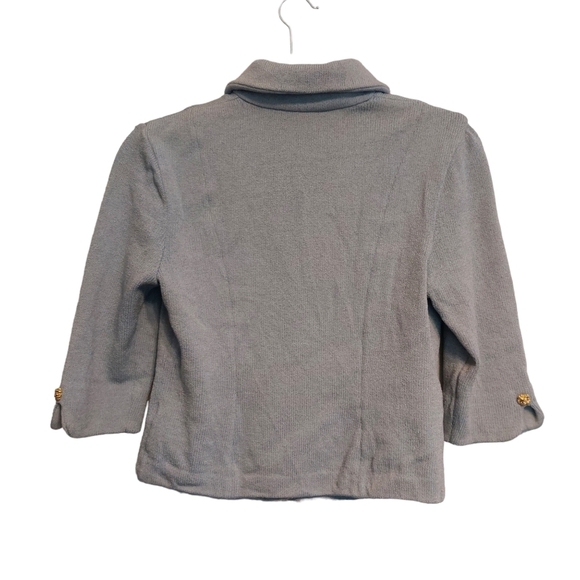 St. John Light Blue Cardigan Sweater - Picture 3 of 6